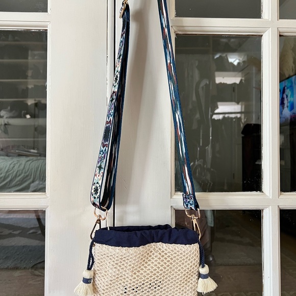 Dior cross body crochet bag with tassels - Picture 2 of 3